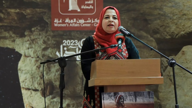 Amal Syam Honored foAmal Syam Calls for Empowering Palestinian Women and Strengthening Their Participation in Society and Decision-Makingr Outstanding Humanitarian Quality and Accountability by DCA Alliance (2026)